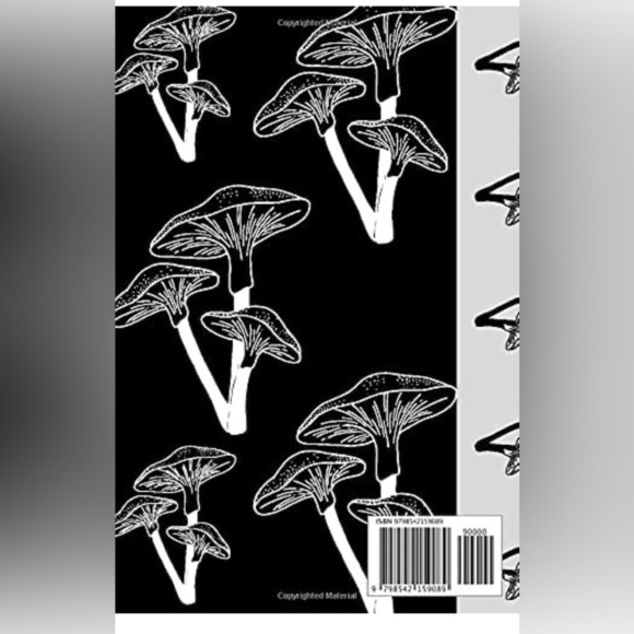 Black and White Mushroom Journal, New, For Bundle Purchases Only - Picture 2 of 6